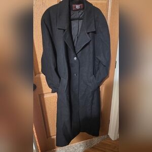Vintage Wool Trench Coat Stephanie Mathews Over Coat Academia Women's Size 22w